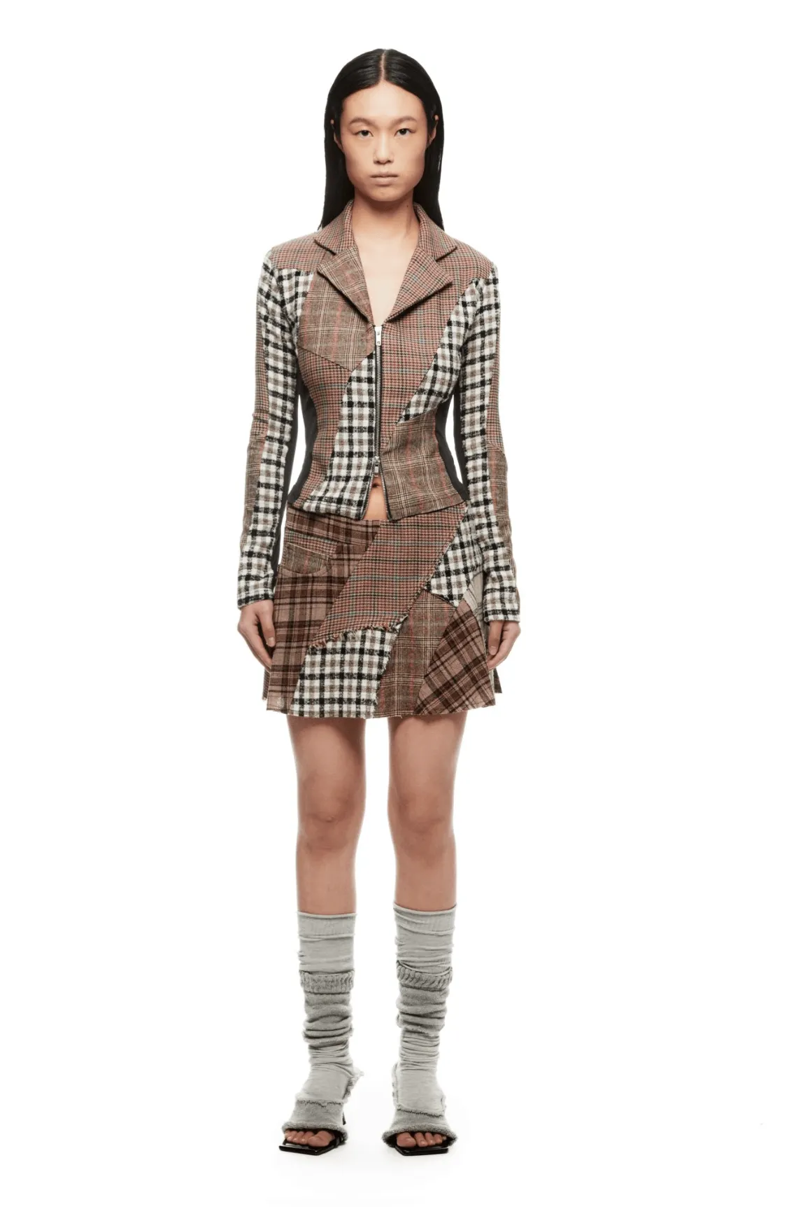 Brown Tartan Kate Blazer