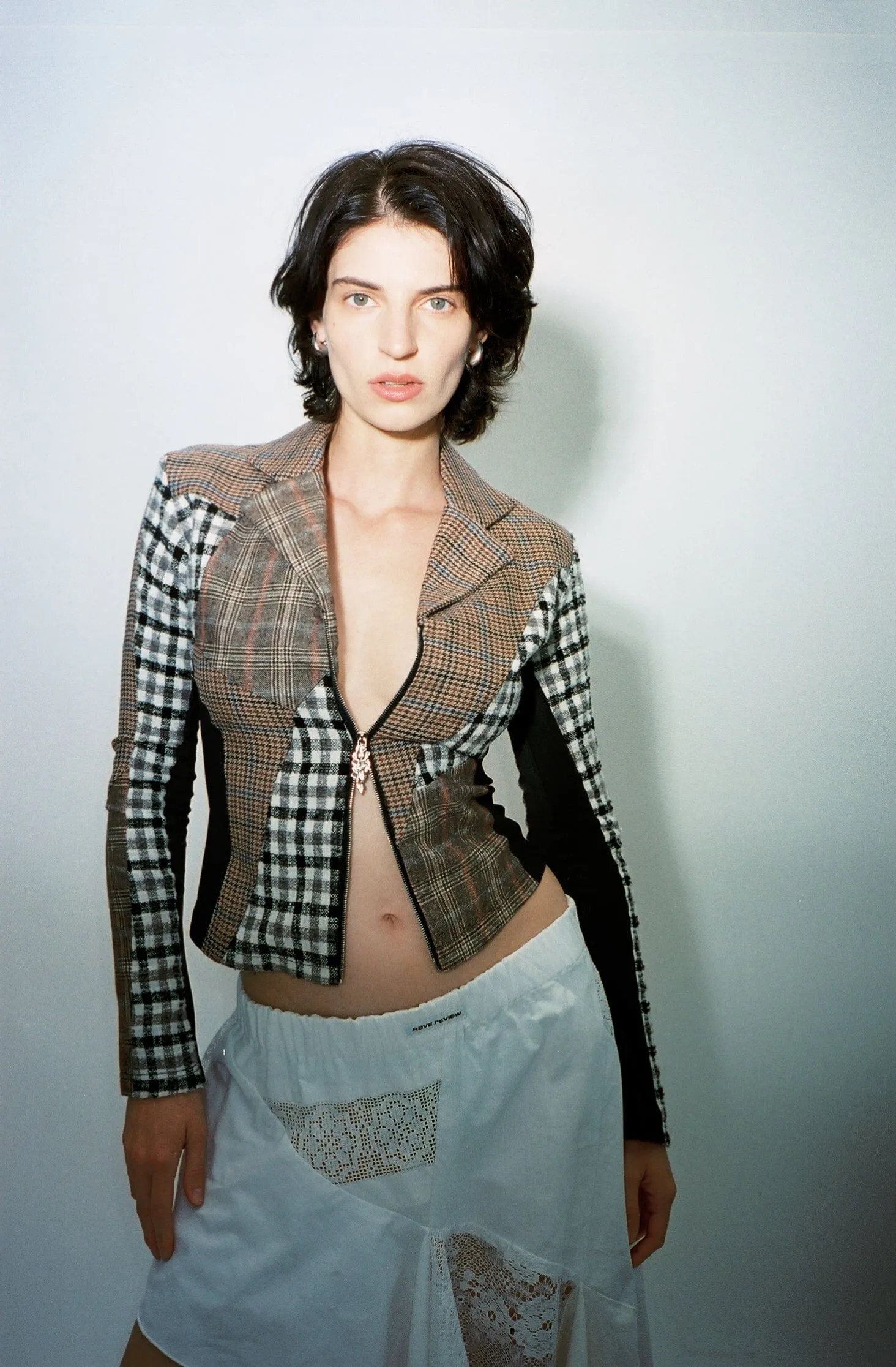 Brown Tartan Kate Blazer