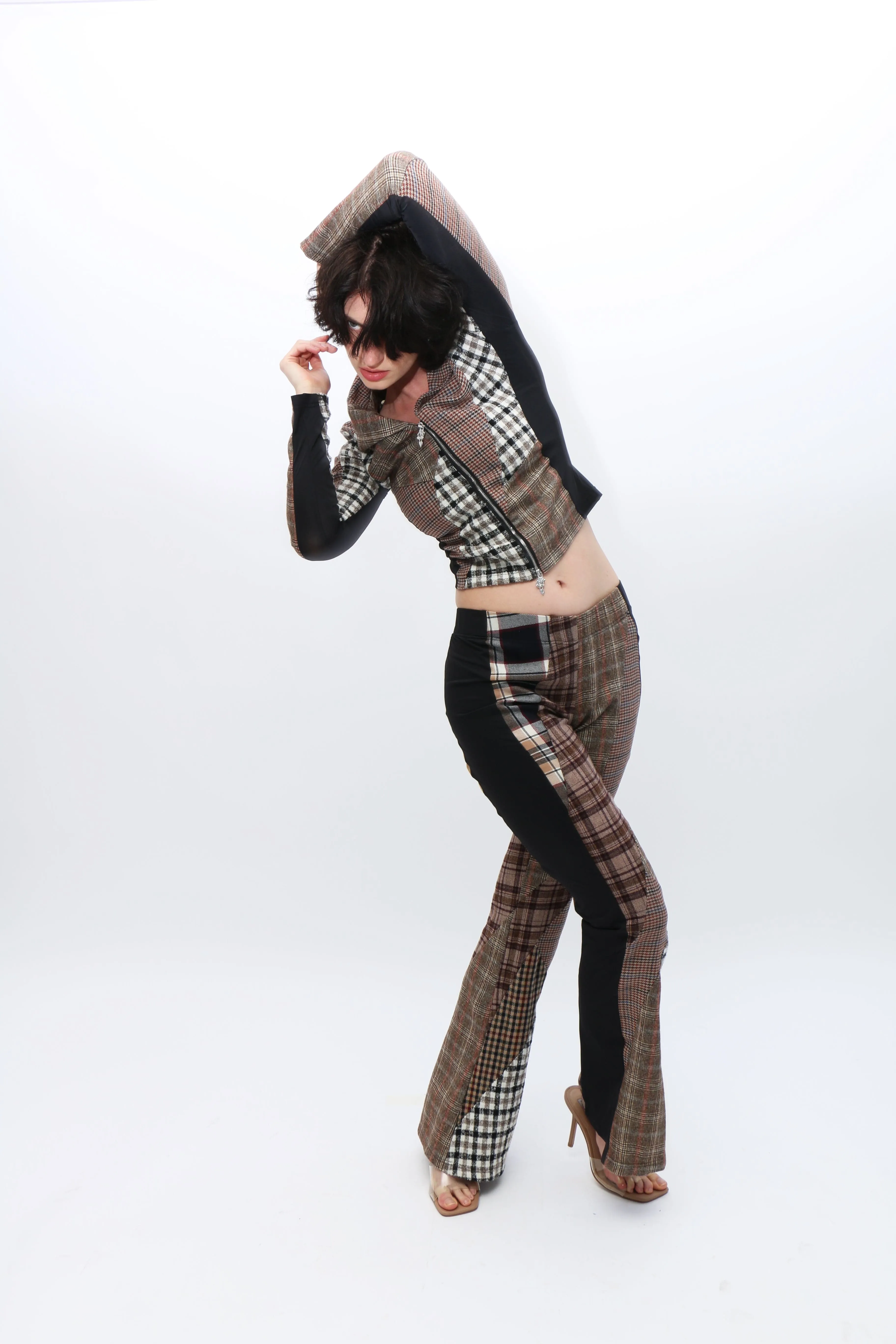 Brown Tartan Kate Blazer