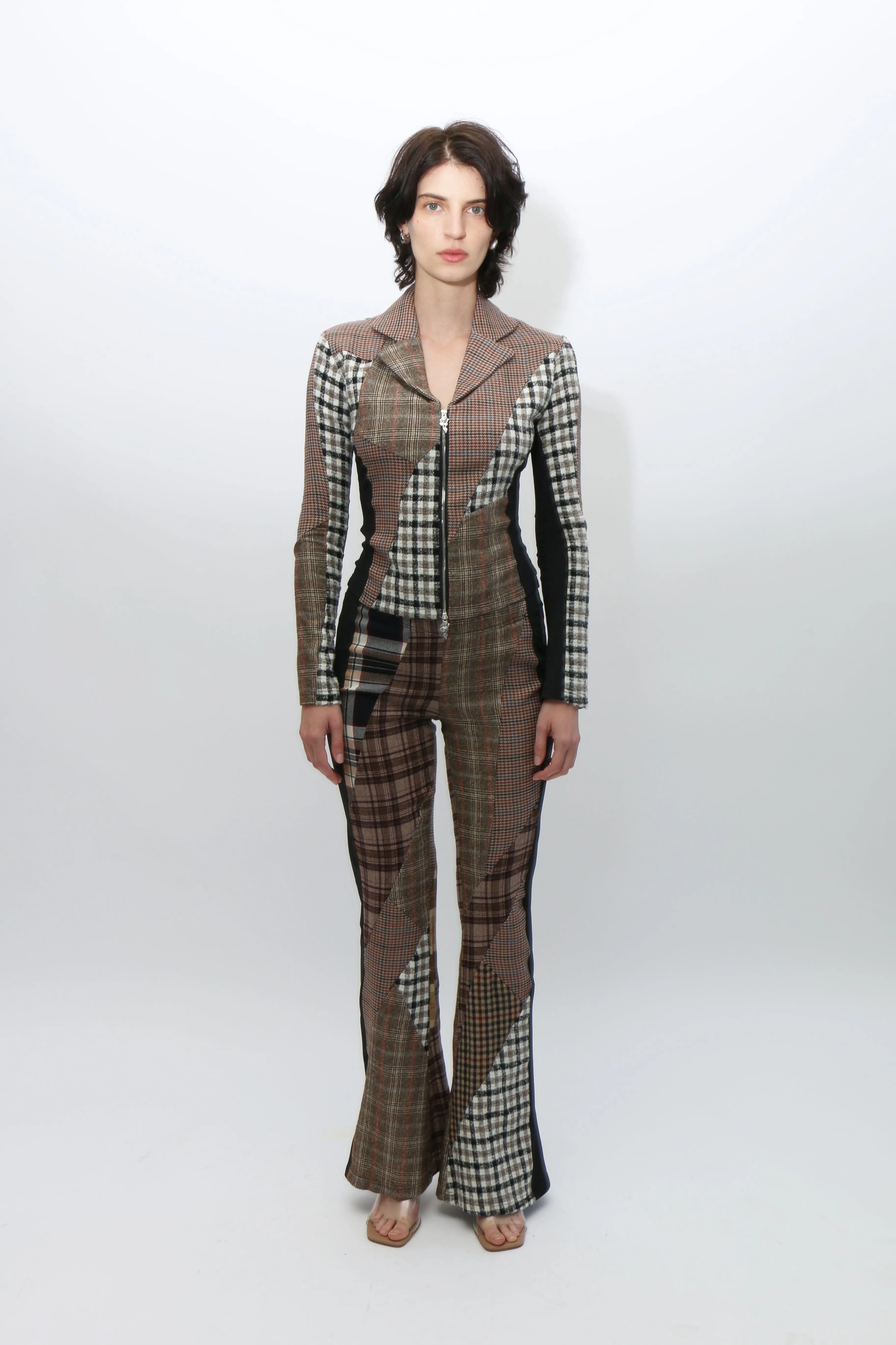 Brown Tartan Kate Blazer