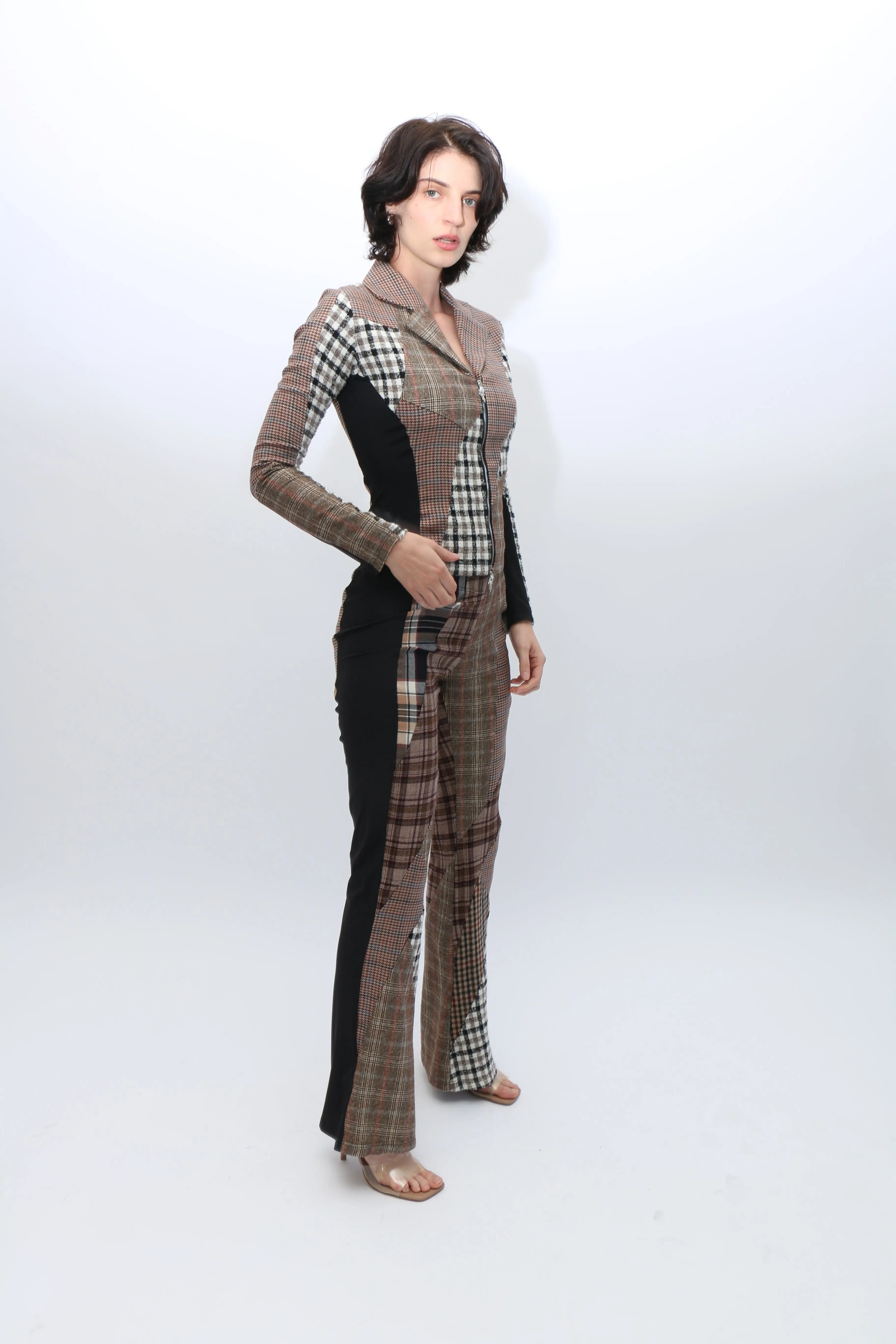 Brown Tartan Kate Blazer
