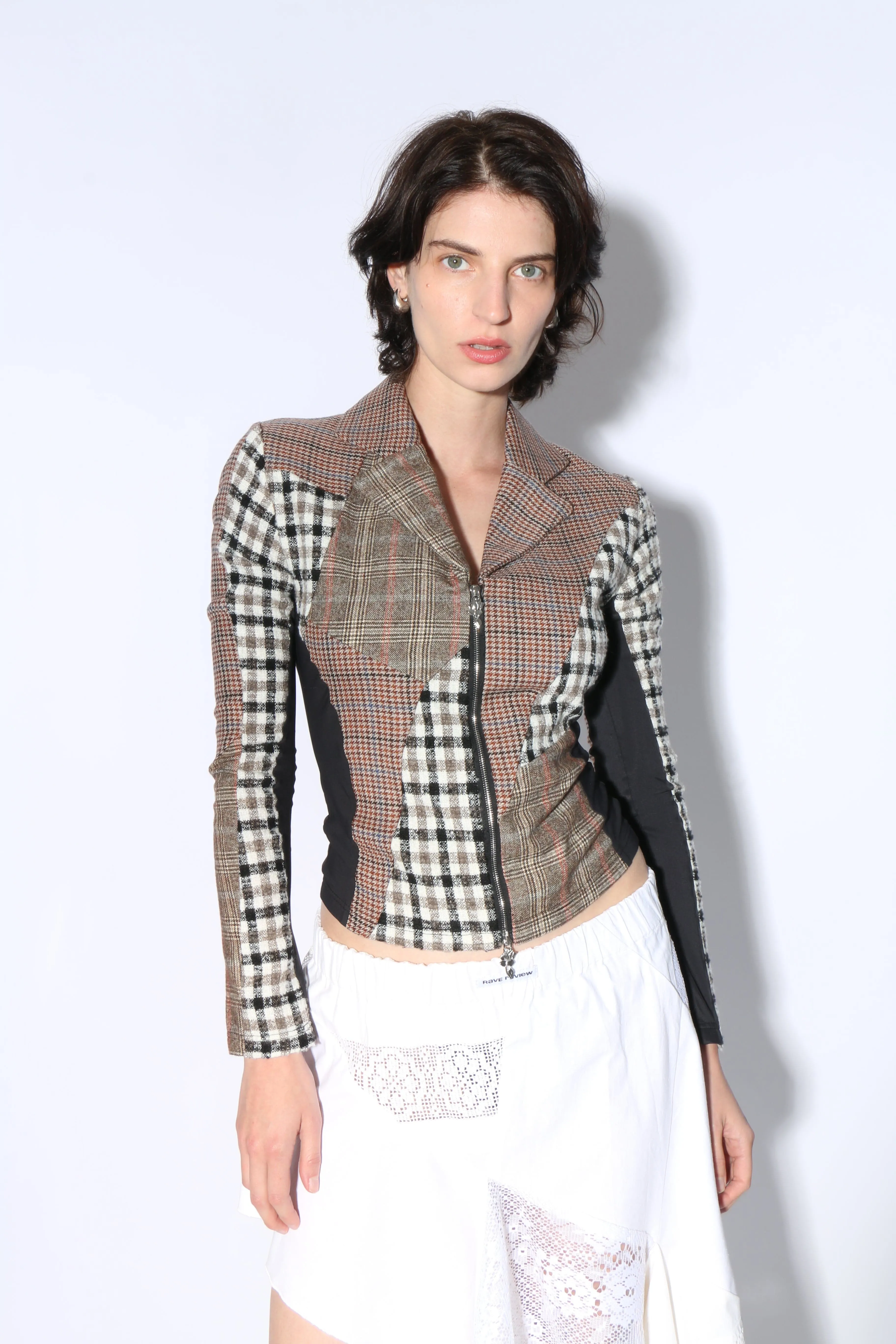 Brown Tartan Kate Blazer