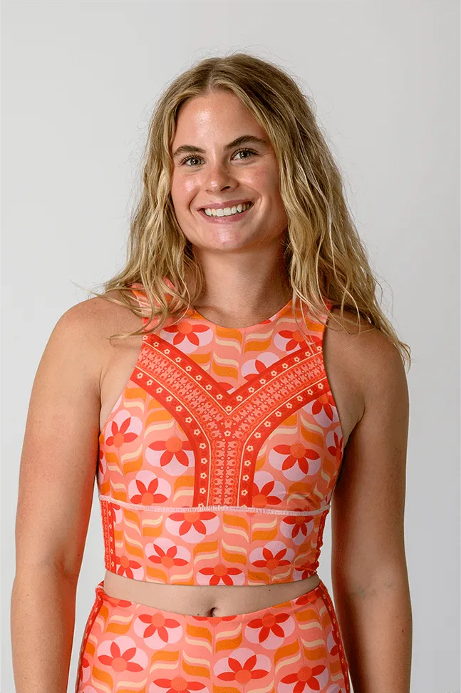 Free Range Sports Bra - Peach Out