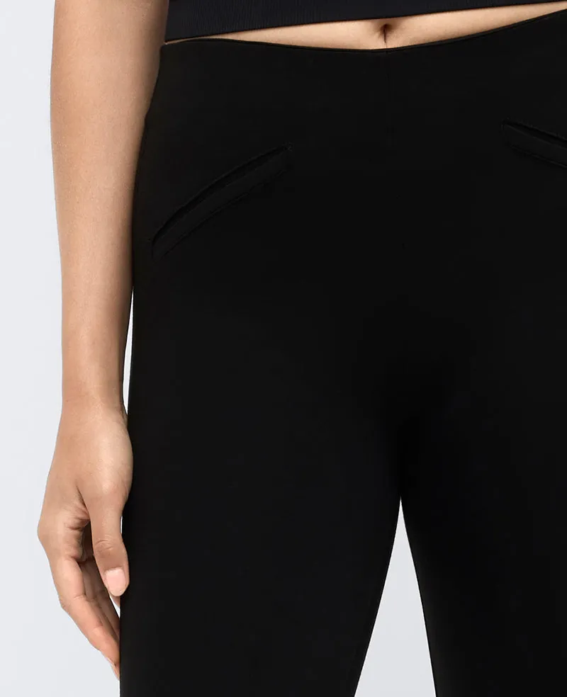 Pull On Welt Pocket Compression Legging