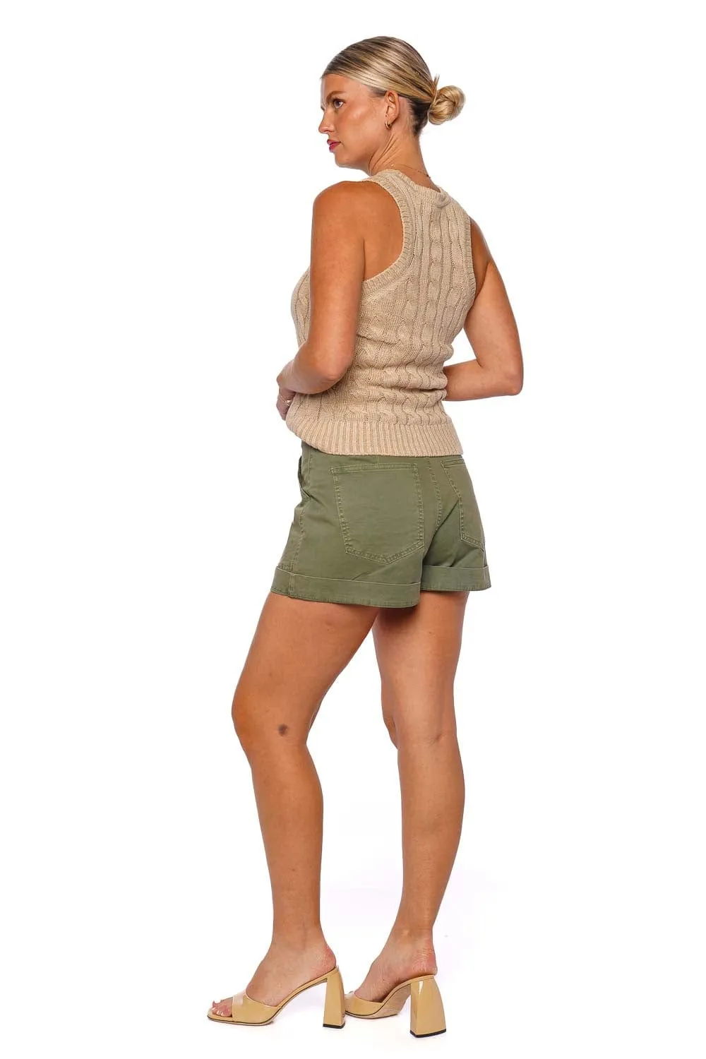 Salma Twill High Rise Short